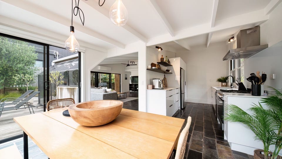 Modern fully equipped kitchen 