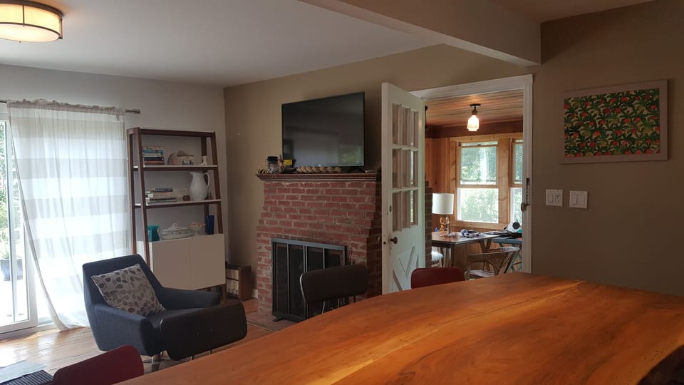 Fire place in livingroom