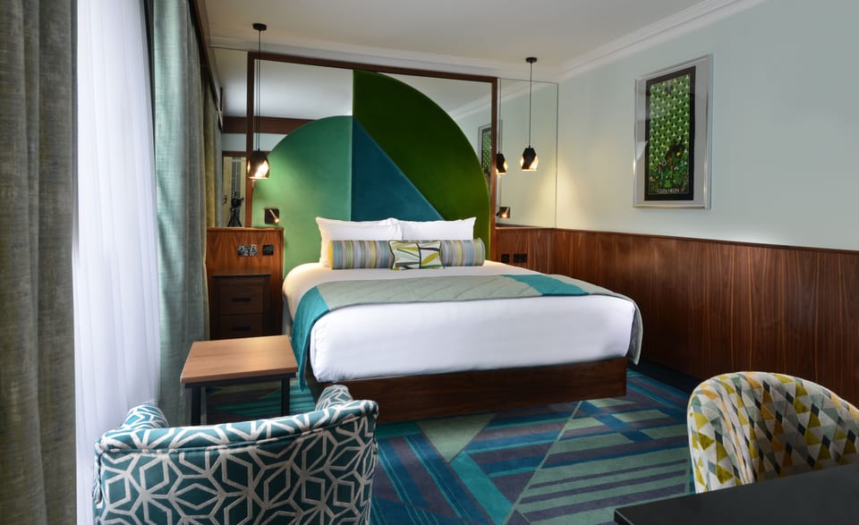 Premium bedding, memory foam beds, in-room safe, individually decorated