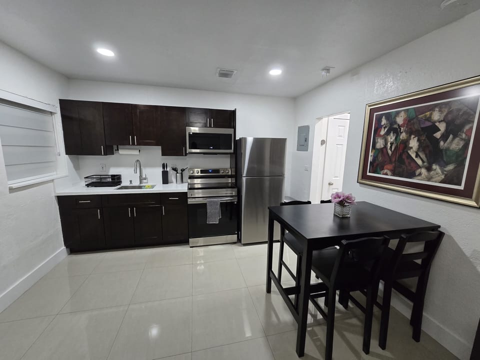 Kitchen & Dining area.