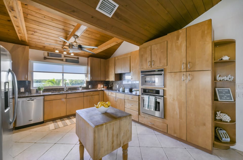 Fully Equipped Kitchen with a View