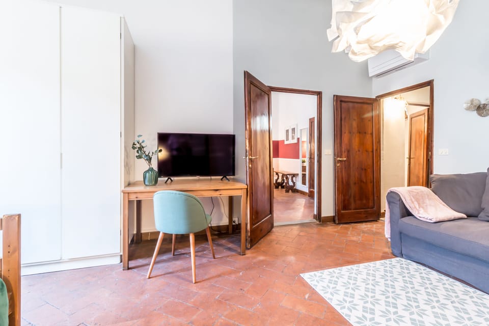 Apartment, 2 Bedrooms | Living area | 80-inch flat-screen TV with digital channels, Smart TV
