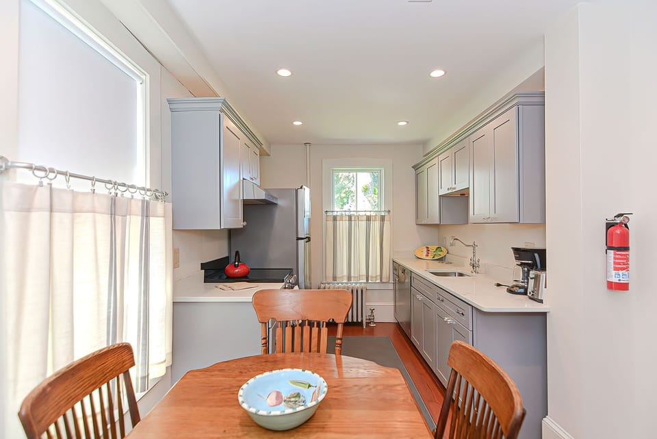 The updated eat-in kitchen has everything you'll need.