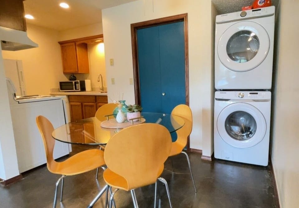 Washer and dryer