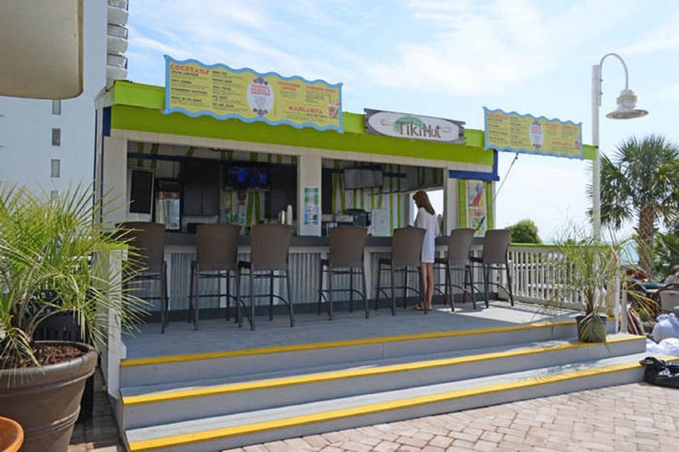 Visit the onsite Tiki Bar near the pool for a quick drink and conversation. 