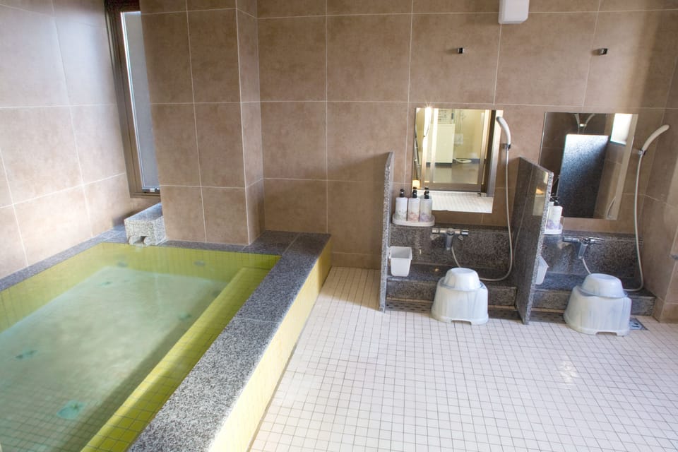 Free toiletries, hair dryer, bathrobes, slippers