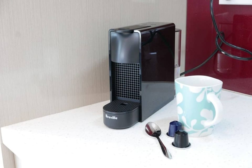 Or if coffee is more your thing, we've got you covered.  Starter supply of consumables provided. Brands will vary.