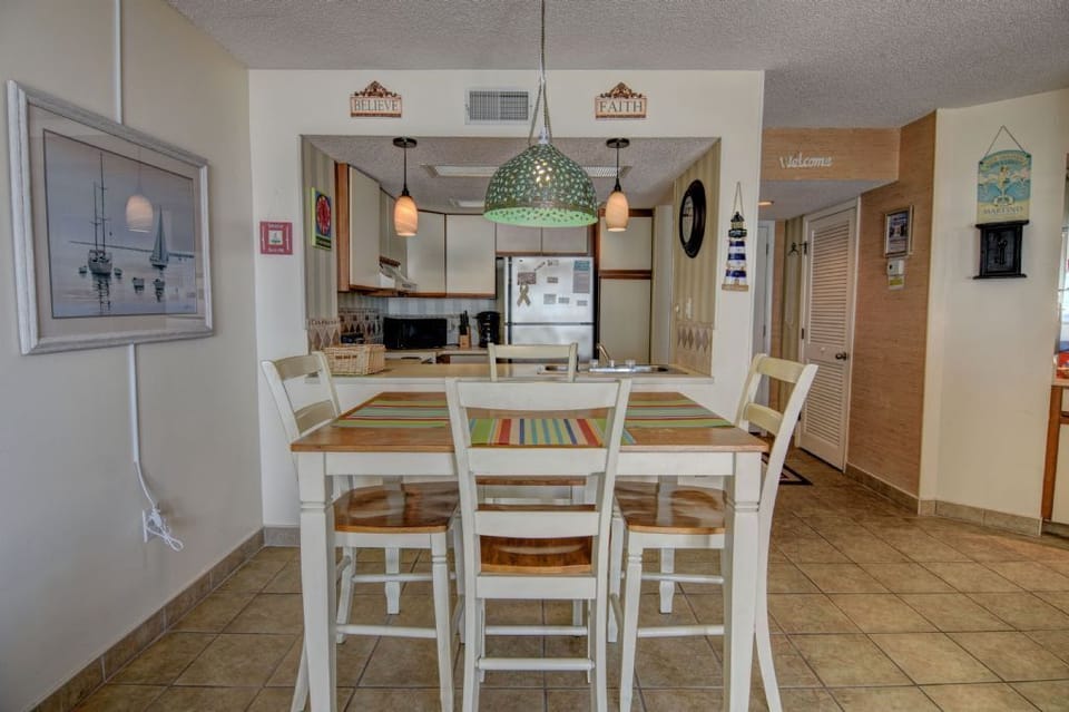 Kitchen and meals area