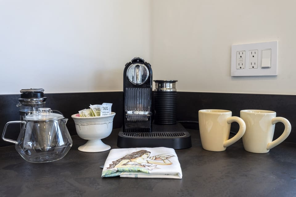 Coffee nook in brand new kitchen