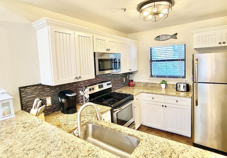 The kitchen is fully stocked with anything you may need
