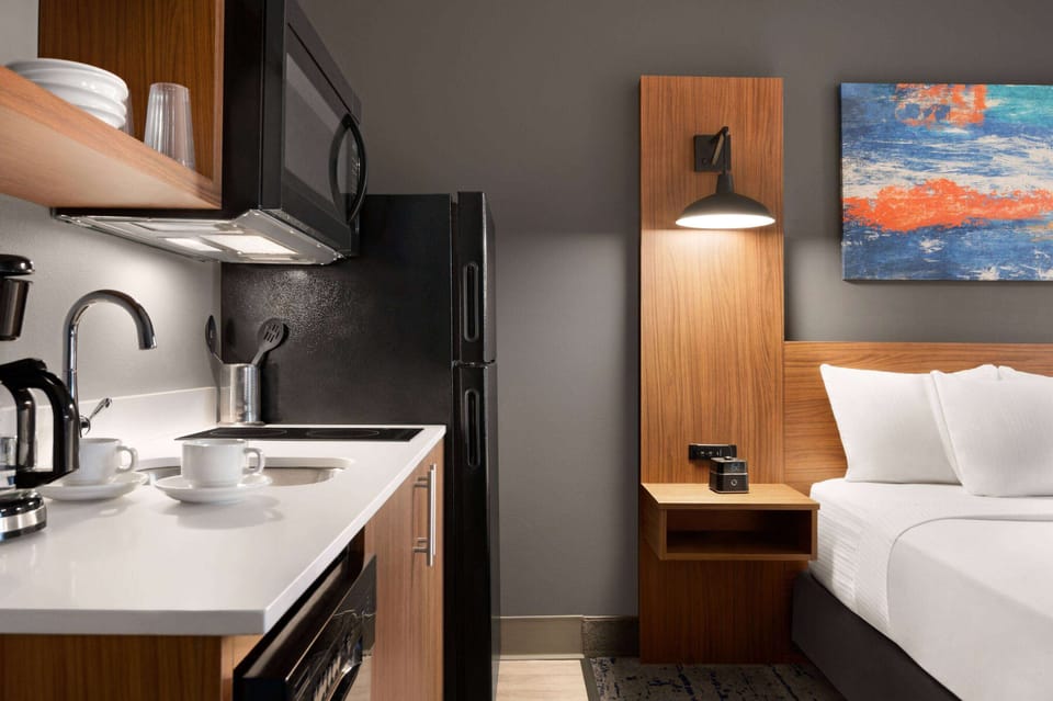 Blackout drapes, iron/ironing board, free WiFi, bed sheets