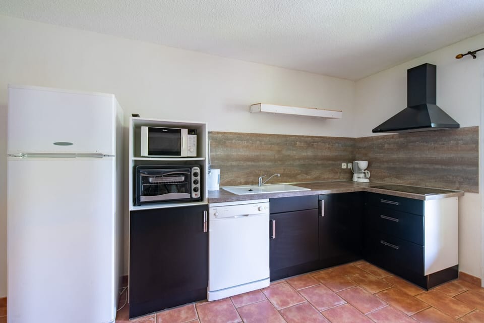 Villa | Private kitchen | Microwave, highchair