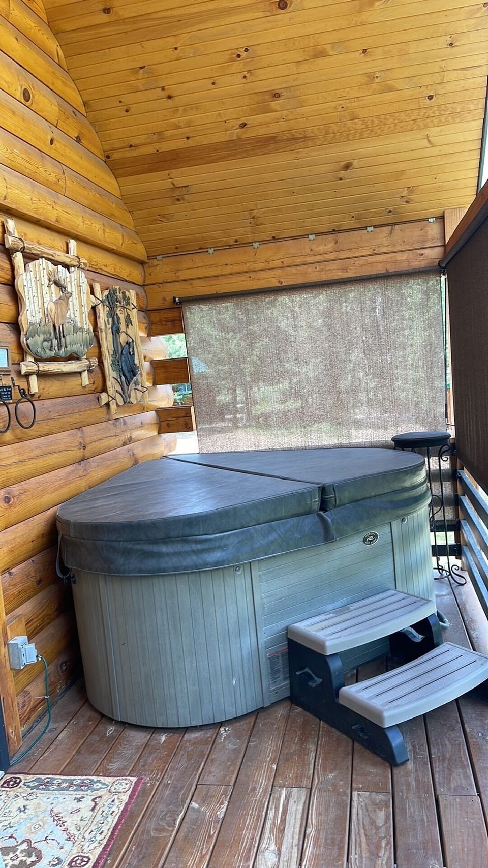 Relax in the Two Person Hot Tub 🥰