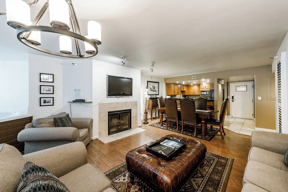 Living Area with Sleeper Sofa