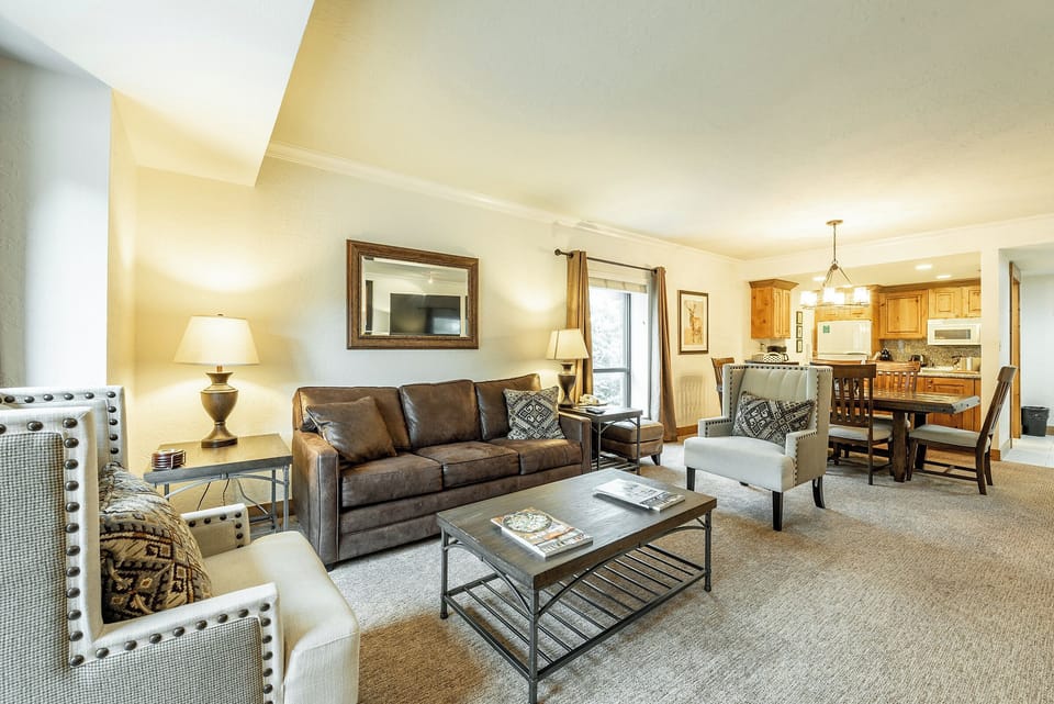 Living area w/ sofa sleeper