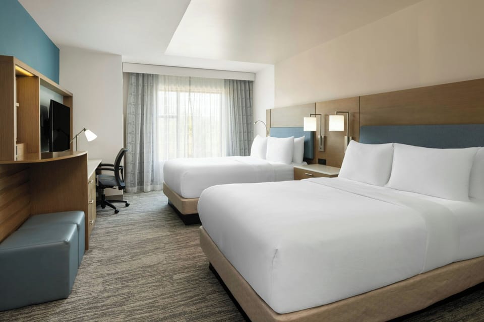 Premium Room, 2 Queen Beds, Accessible (Communications) | Premium bedding, down comforters, pillowtop beds, in-room safe