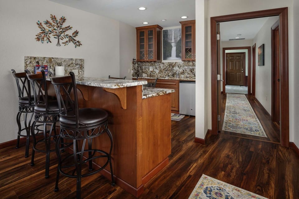 Enjoy a chill night hanging out at the mini bar.