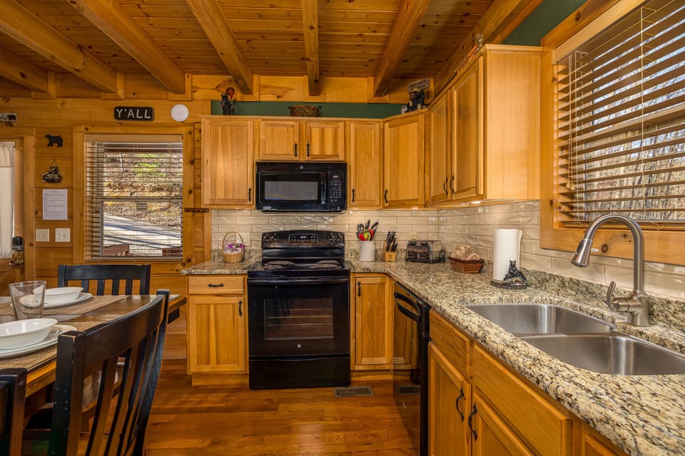 Fully equipped kitchen