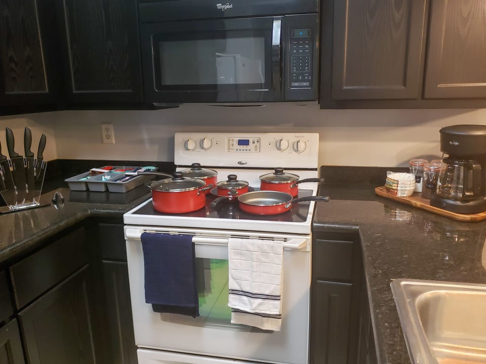 Fully stocked kitchen to awaken the inner chef in you!
