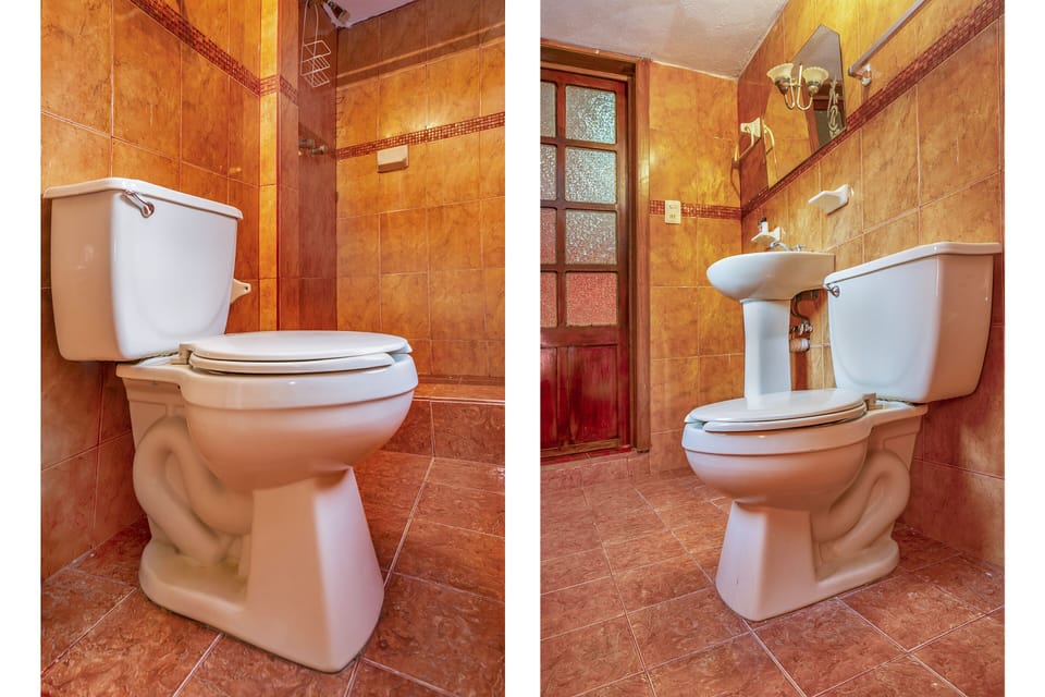 Standard Room (Three beds) | Bathroom | Shower, free toiletries, hair dryer, towels