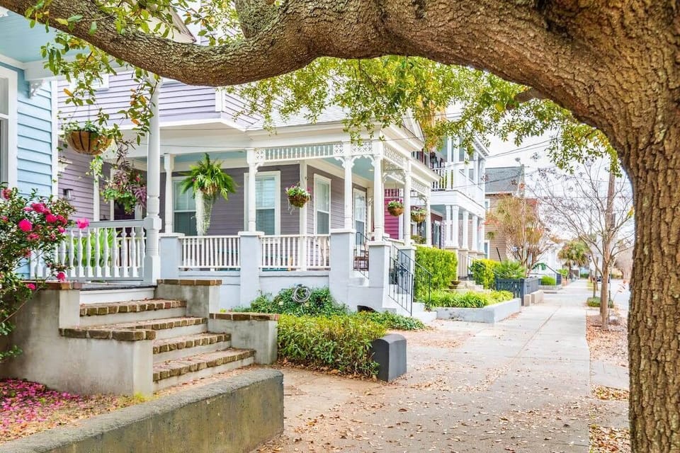 A beautiful Victorian home, with your apartment entrance in the rear.