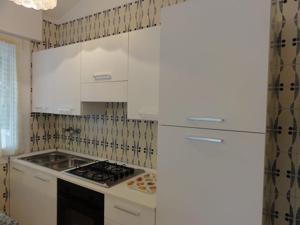 Apartment, 2 Bedrooms (B20024) | Private kitchen | Full-size fridge, stovetop, cookware/dishes/utensils