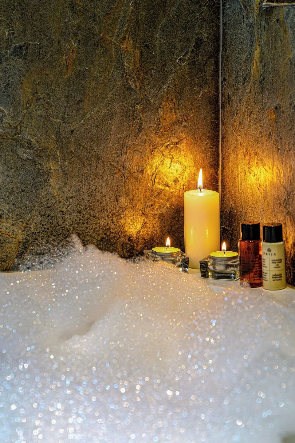 Junior Double Room | Bathroom | Designer toiletries, hair dryer, towels, soap