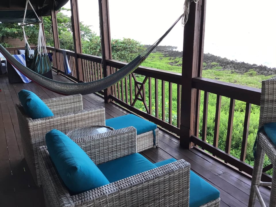 Outside sitting area