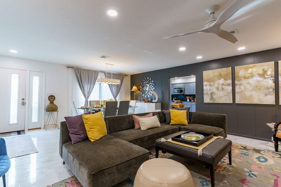 Enjoy the funky decor during your stay