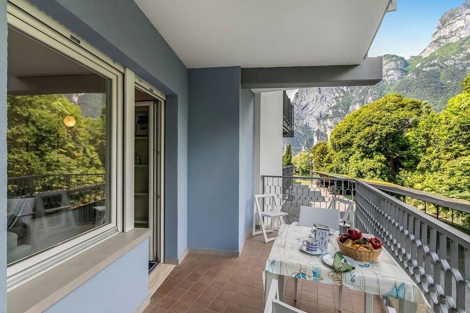 Family Apartment, 1 Bedroom, Balcony, Lakeside (Residenza Lago D'Argento by the Beach) | Outdoor dining