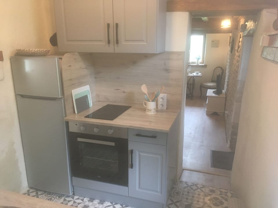 oven, hob, fridge freezer