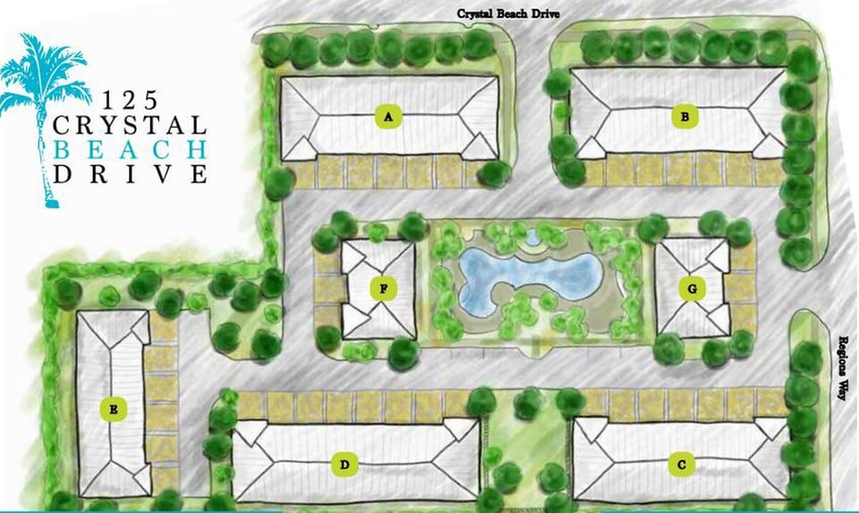 Diagram of completed 125  Crystal Beach Dr
