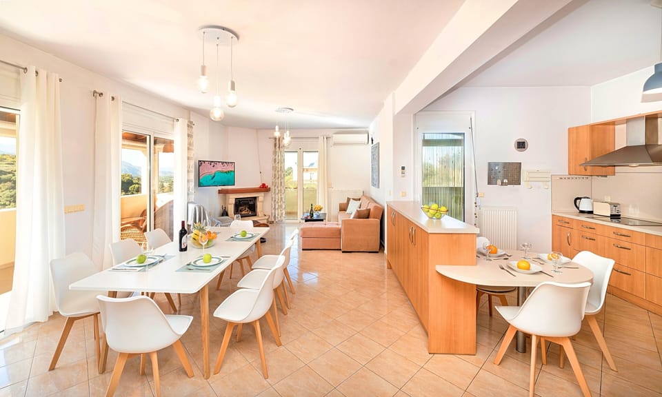 Villa, 3 Bedrooms, Private Pool (Heated) | Private kitchen | Full-size fridge, microwave, oven, stovetop