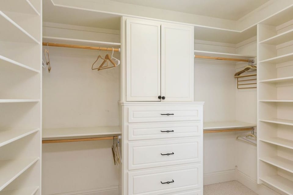 Large master closet 