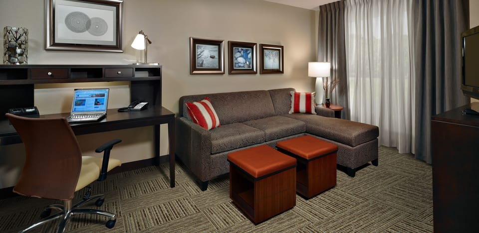 Desk, blackout drapes, iron/ironing board, free WiFi