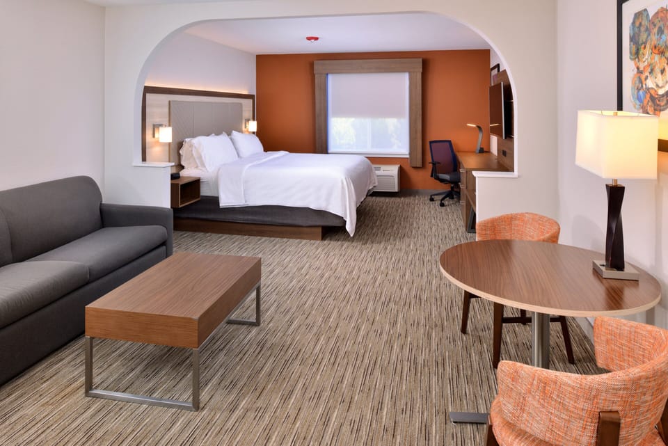 Suite, 1 King Bed | In-room safe, desk, blackout drapes, iron/ironing board