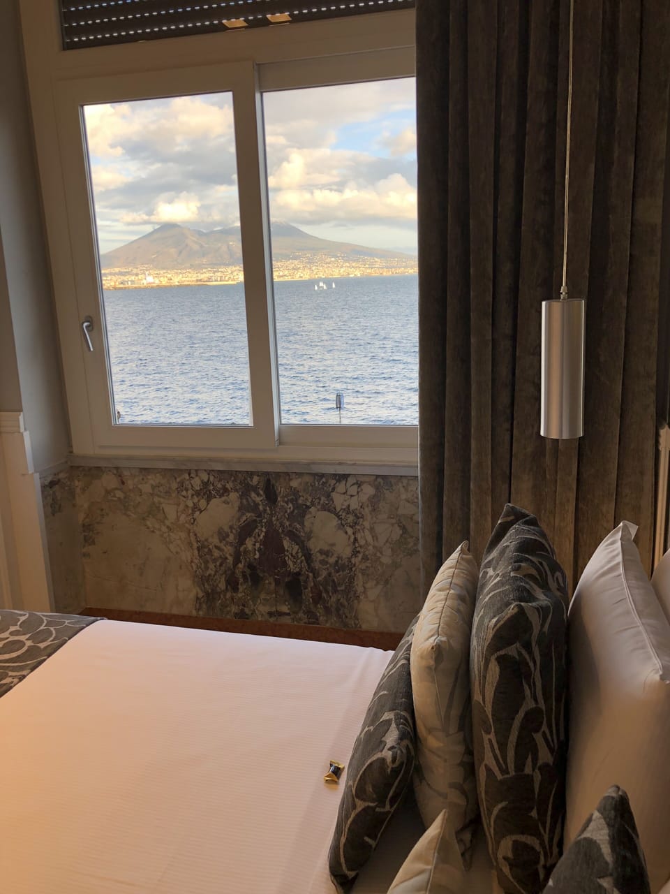 Deluxe Double Room Sea View | Egyptian cotton sheets, premium bedding, down comforters
