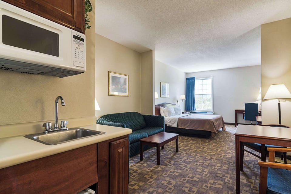 Desk, iron/ironing board, cribs (free), rollaway beds (surcharge)