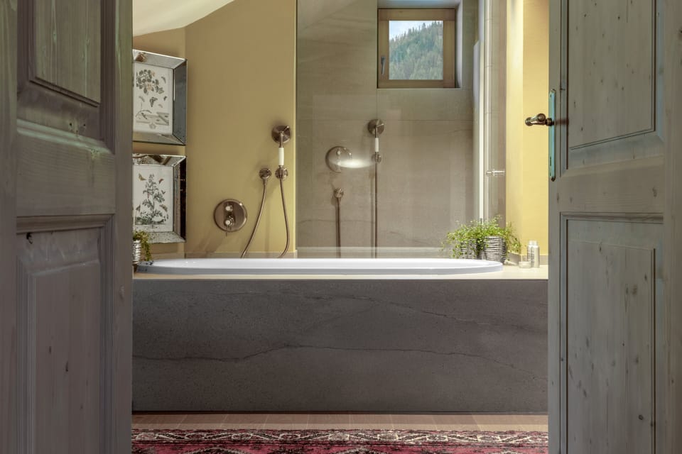 Free toiletries, hair dryer, bathrobes, slippers