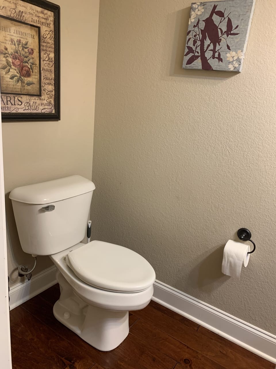 Downstairs half bath