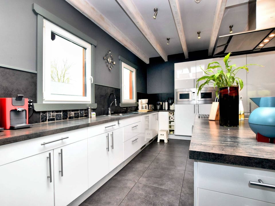 Villa | Private kitchen | Fridge, microwave, dishwasher, highchair
