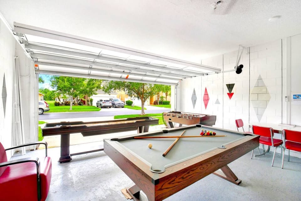 Enjoy the sunshine, fresh air and family fun! Open up our garage door for a bright family fun tournament! 