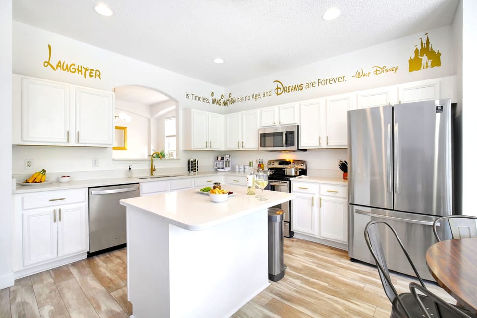 Modern, completely renovated, open concept, sleek design, and sparkling high end quartz countertops. Plus fully equipped with everything you need!