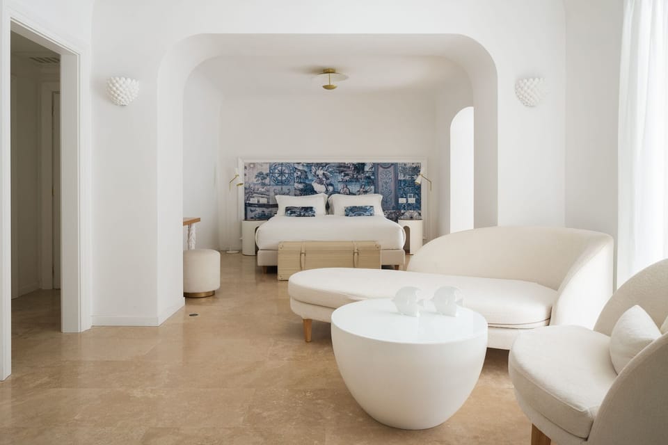 Junior Suite Jacuzzi | 1 bedroom, Frette Italian sheets, premium bedding, down comforters