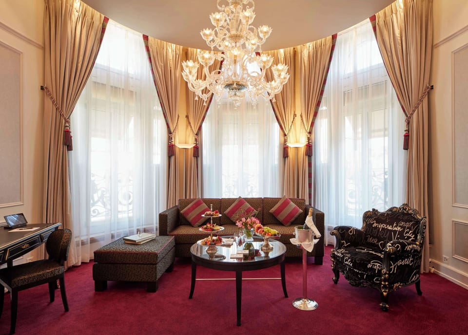 Premium bedding, free minibar items, in-room safe, desk