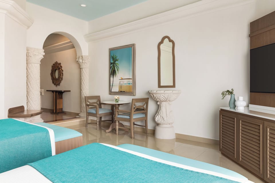 Junior Suite, 2 Queen Beds, Ocean View | Minibar, in-room safe, desk, blackout drapes