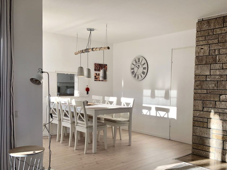 Furniture, Table, Building, Picture Frame, Wood, Flooring, Black-And-White, Floor, Living Room