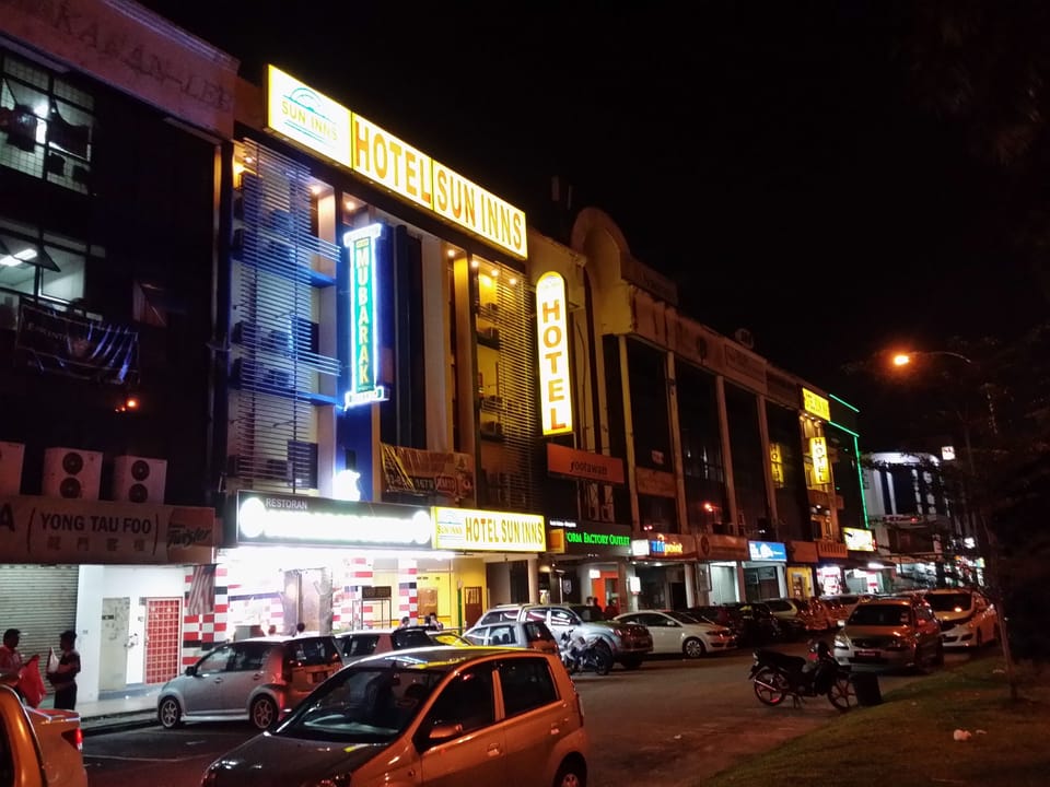 Front of property - evening/night
