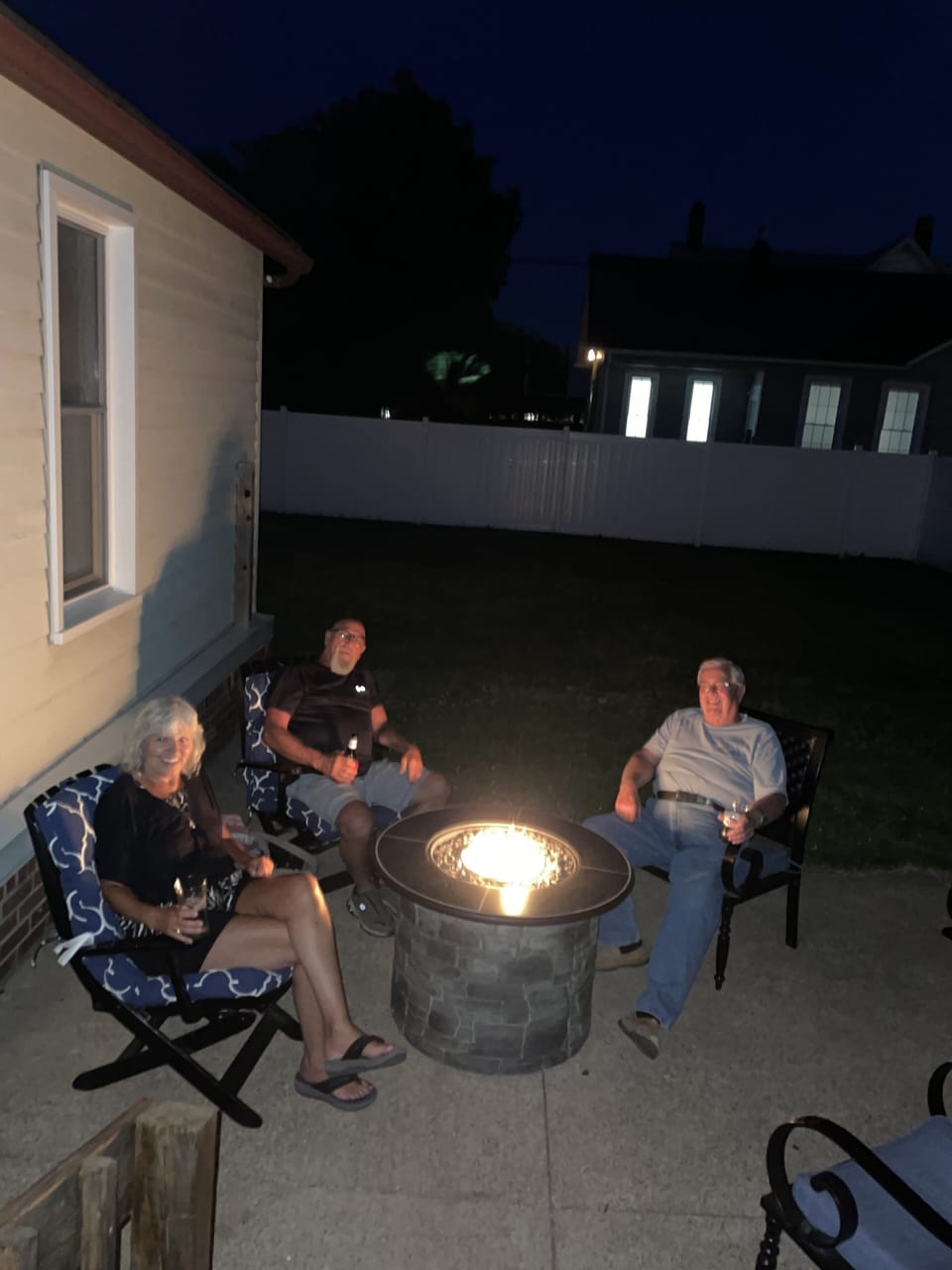 Enjoy a relaxing evening by the firepit