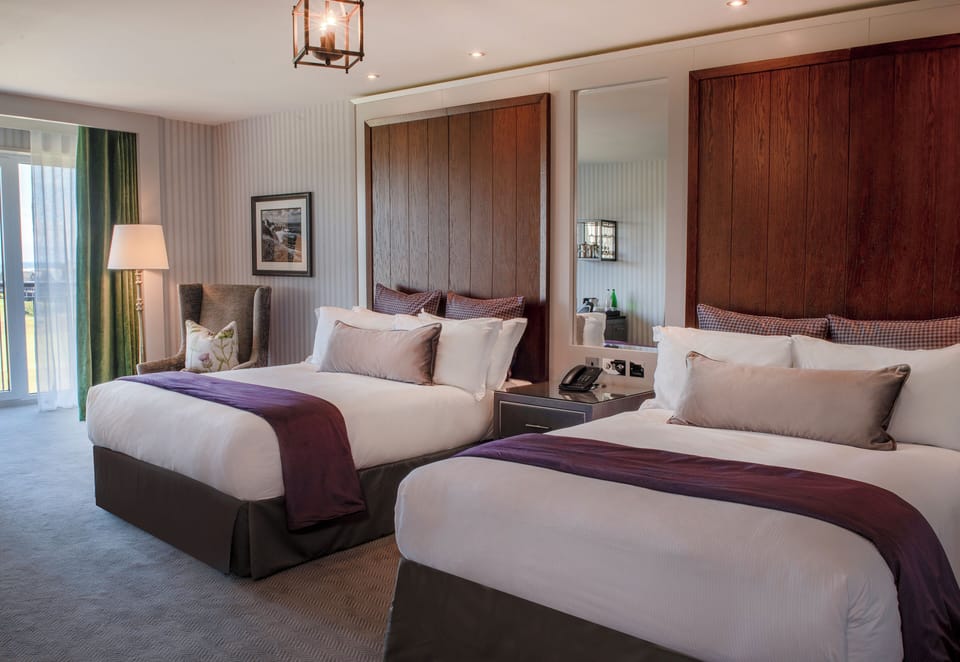 Old Course Double Double | Premium bedding, in-room safe, desk, laptop workspace